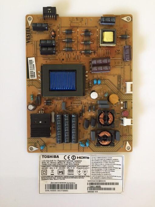 Fuente de alimentacion 17ips71 23222606 110614r4 extraida de television toshiba 40l3433dg