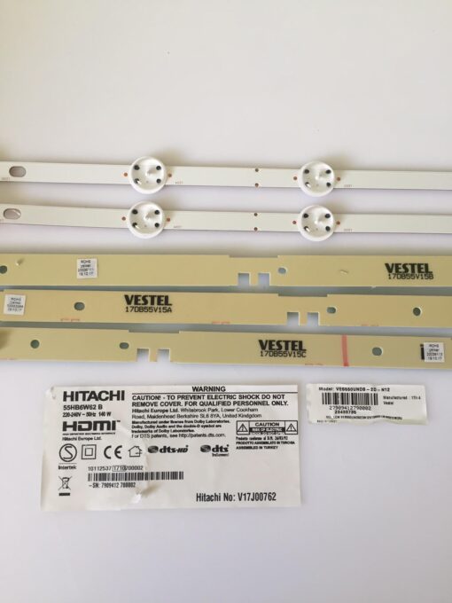 tiras led 30091741b111 svv550aj9_6led_rev03_151116 17db55v15a 050216r3 panel ves550unds-2d-n12 hitachi 55hb6w62 b - Imagen 2