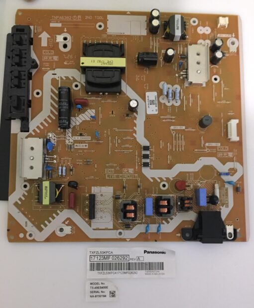 fuente de alimentacion tnpa63821p tzrnp01qbvb panel txfzl53kfca 17123mf026292 tv panasonic tx-49es400e