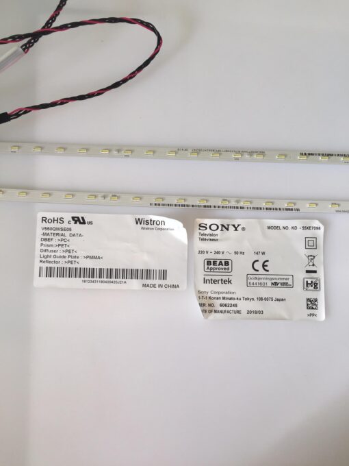 tiras led 05638027049l75000222spcb26z4725z47 oe418 of418 sto550ap5_51led_l panel v550qwse05 tv sony 55xe7096