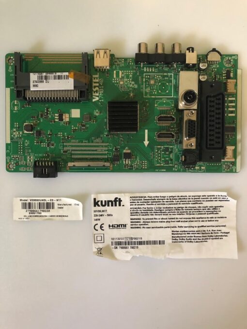 main board 17mb140 27900666 panel ves550undl-2d-n11 tv kunft 55vdlm17 - Imagen 2