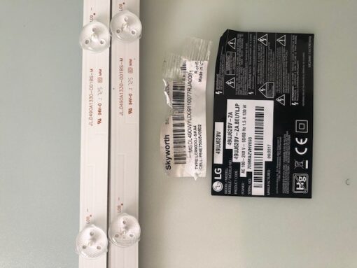 kit de tiras led 4x10 yal13-01030300-00 jl.d490a1330-001bs-m tv lg 49uj620v panel msdl490wyld09110077rja0081 lc490dgj-ska4 - Imagen 2