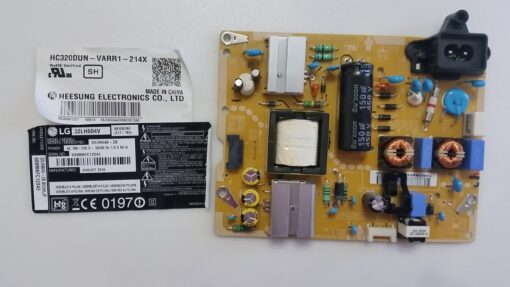 fuente de alimentacion tv lg 32lh604v eax66752501 (1.8) lgp32d-16ch1 panel hc32dun-varr1-214x - Imagen 2