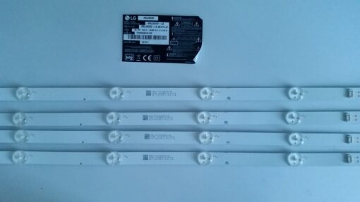 kit tiras led tv lg 49uj620v sdl490wy(ldo-911)  yal13-01030300-00 t306 j022858 jl.d4900a1330-001bs-m 37cm-9led-4tiras - Imagen 2