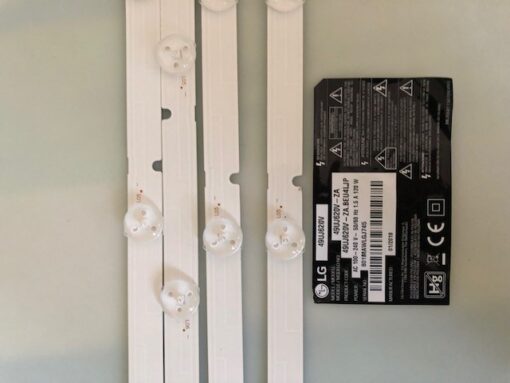 kit tiras led 4x10 jl.d490a1330-001bs-m yal13-01030300-04  tv lg 49uj620v panel lc430due (fj)(a1) y sdl490wyld0-913