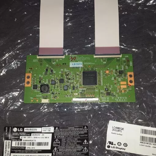 Tcon 6870c-0502c 6871l-3702d  49ub820v panel lc490eqe(xg)(m1) - Imagen 2