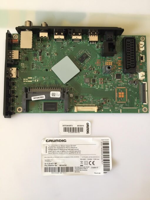 main board zg7190r-9 v08.005.00 panel 057d49-b73 grundig 49 vle 6621 bp - Imagen 2
