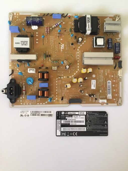 fuente de alimentacion eax67262601 (1.5) eay64528801 pldf-l612a panel lc430egg (fk)(m1) tv lg 43uj750v