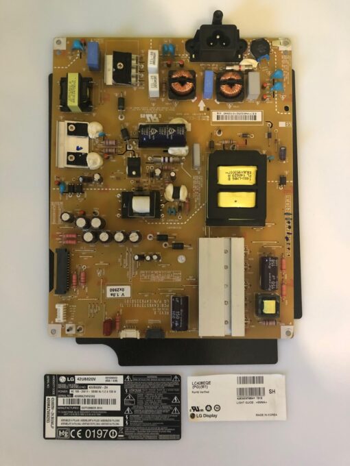 fuente de alimentacion eax65727601 (1.7) eay63250101 panel lc420eqe (pg)(m1) tv lg 42ub820v