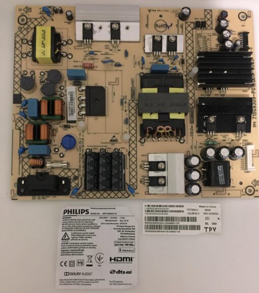 fuente de alimentacion 715g9309-p01-000-003s pltvhw401xack panel tpt550j1-qubn0.k tv philips 55pus6503/12