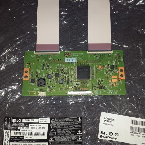 Tcon 6870c-0502c 6871l-3702d  49ub820v panel lc490eqe(xg)(m1)