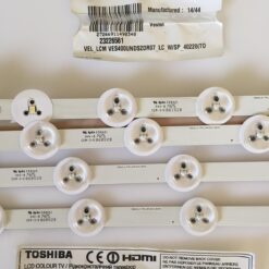 Tiras led 17db40a 17db40b cem-3-s 060s2b cem-3s 061s2b panel ves400unds-2d-r07 extraido de tv toshiba 40l3433dg