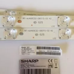 Una Tira led rf-aj490e32-0601s-02 a2 tj85h8 r5718 panel lc.48u05g001 hw4951-04c extraido de tv sharp lc-49cfe6241e (copia)