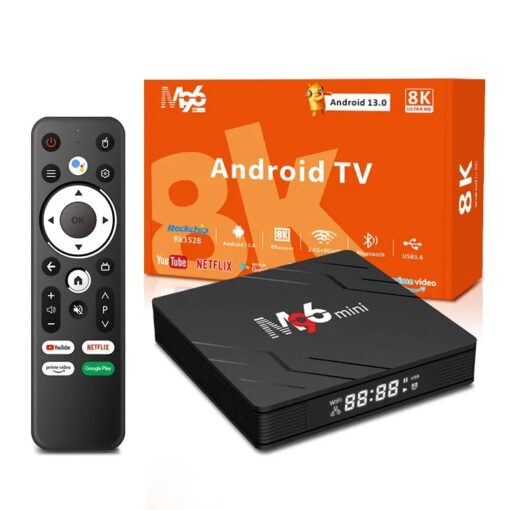 Sintonizador Android TV 8K Convierte tu TV en Smart, TV BOX Android 13