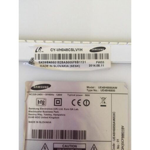 tira led cy-vh048cslv1h e4y06630654a extraido de television samsung ue48h6850