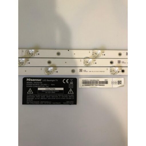 tiras led jl.d42571330-003as-m_v01 1187921 n180130 panel jhd425s1f51-t0/s0/gm tv hisense h43a5100