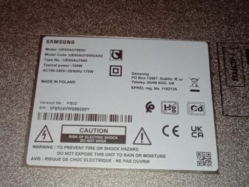 Fuente de alimentacion TV Samsung UE65AU7095UXXC 3IN1_KANT_Su2e_TPV_65 - Imagen 2