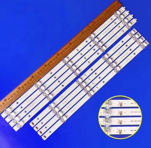 Tiras de luces Led para MSG T5000-303-F1- 018774-09 1.3 10700000229 MSG -7500-3030- 026-09, 4+5 lamparas