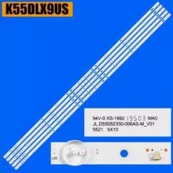 Tira de LED de retroiluminación, accesorio para ST-5540US V2 MS-L3184 55Z1 TD SYSTEM K55DLX9US JL.D55052330-006AS-M_V01, 10 lámparas